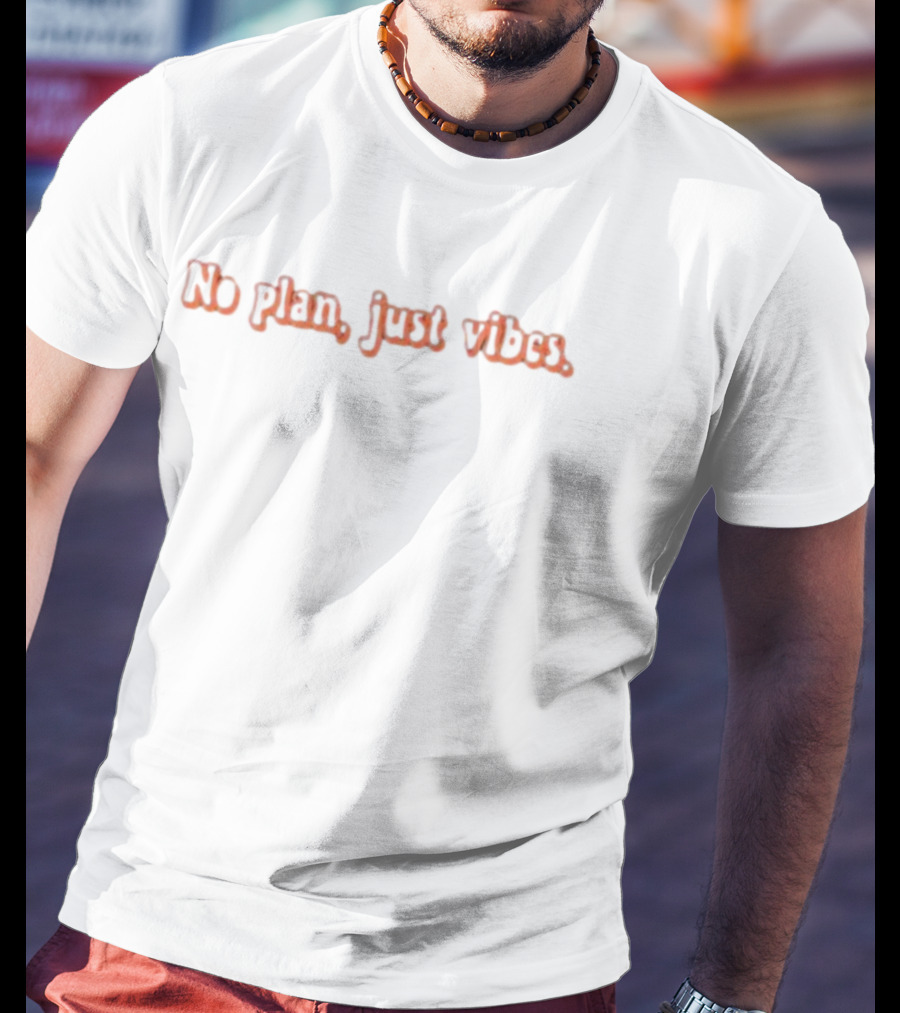 Ashy Anne No Plan Just Vibes Retro T-Shirt