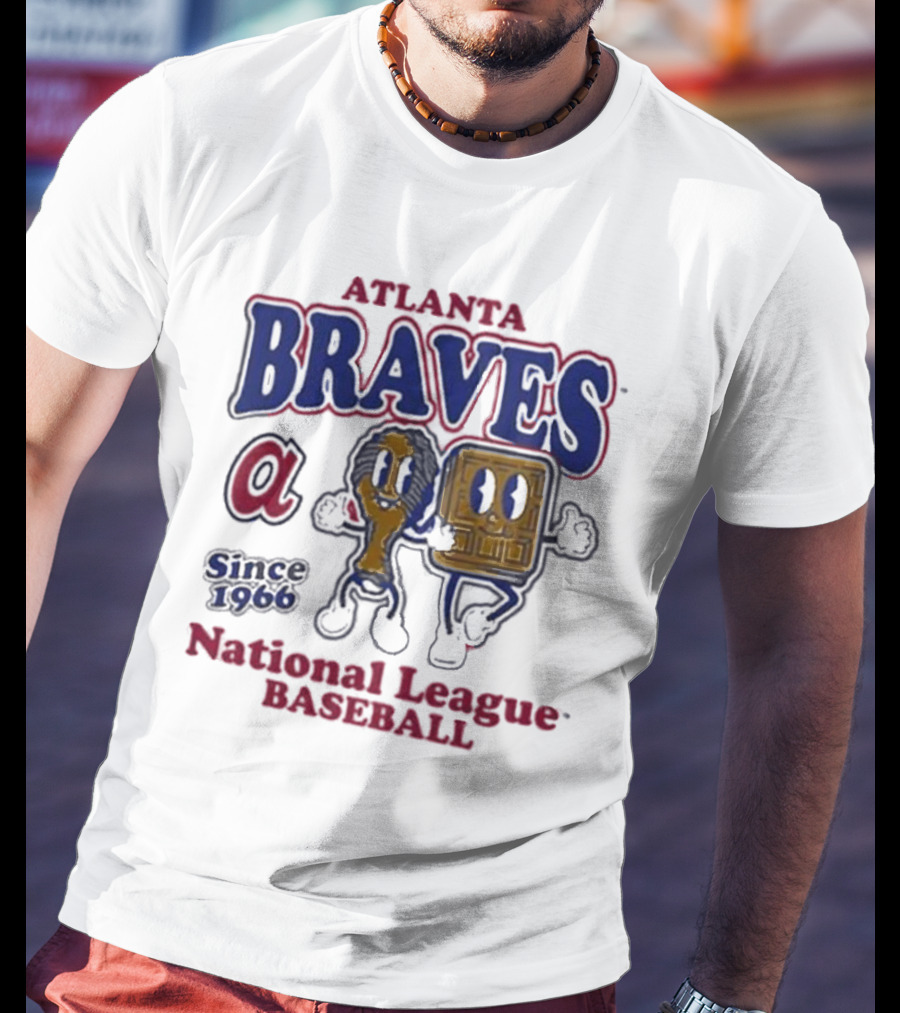 Atlanta Braves Cooperstown Collection Since 1966 National League Baseball T-Shirt