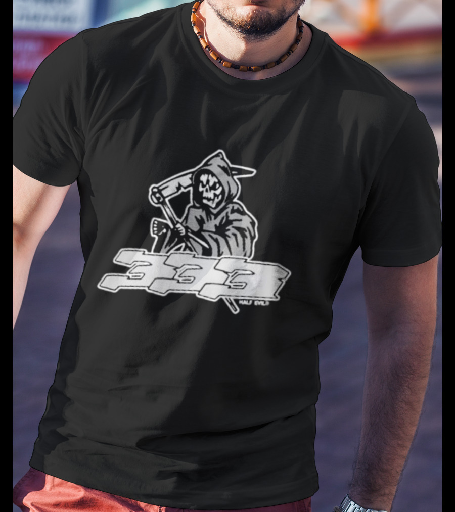 Hockey Reaper 333 Half Evil T-Shirt