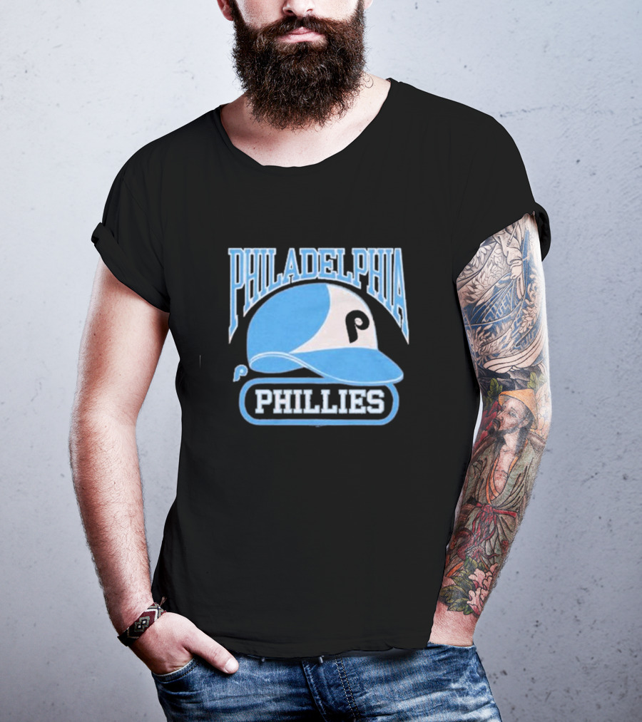 Philadelphia Phillies Blue Helmet Logo T-Shirt