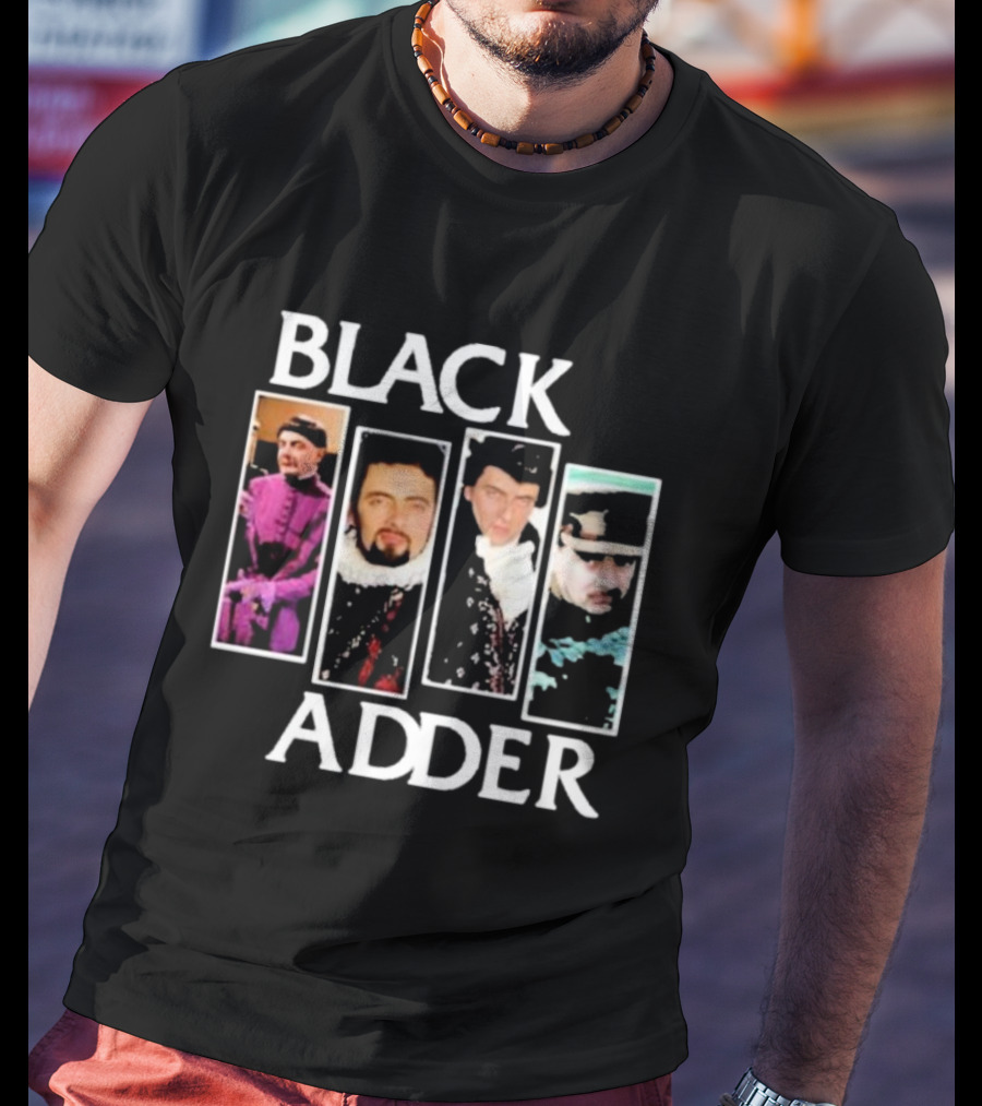 Black Adder Images Rowan Atkinson T-Shirt