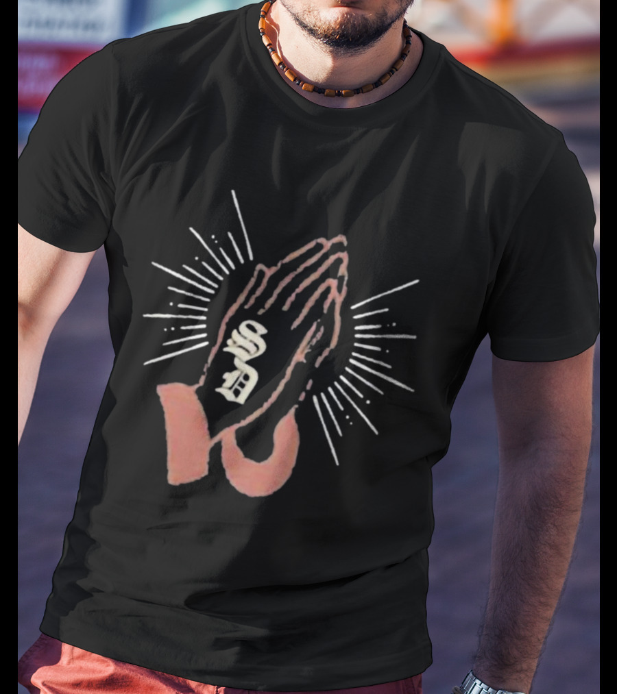 Keep The Faith San Diego Friars Baseball Club 1969 Praying Hands SD T-Shirt