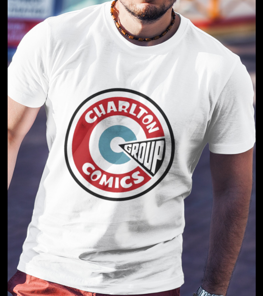 Charlton Comics Group Vintage Logo Circle Emblem T-Shirt
