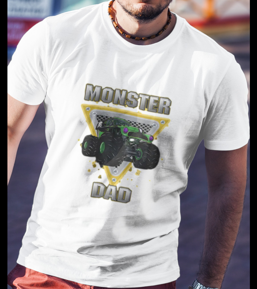 Monster Dad Monster Truck T-Shirt