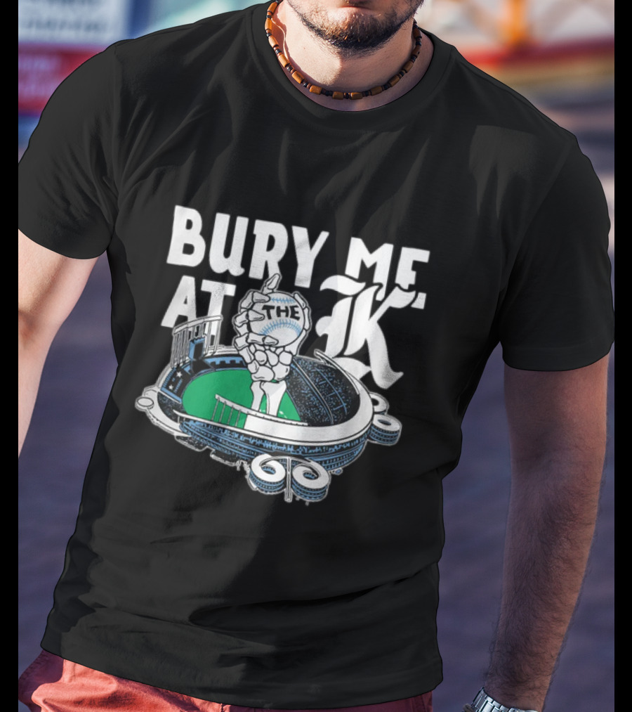 Kansas City Baseball Bury Me At The K Stadium T-Shirt