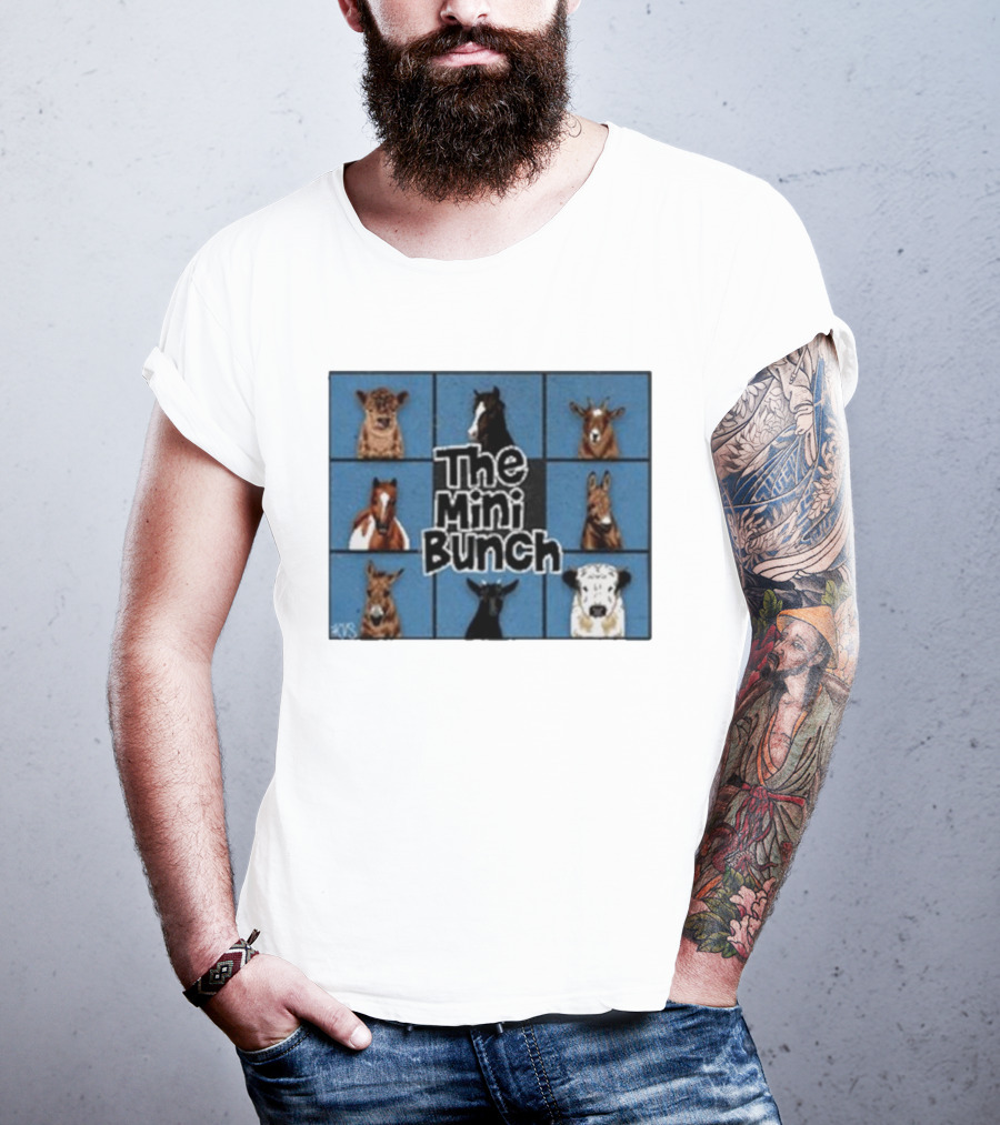 The Mini Bunch Nine Cartoon Animal Portraits T-Shirt