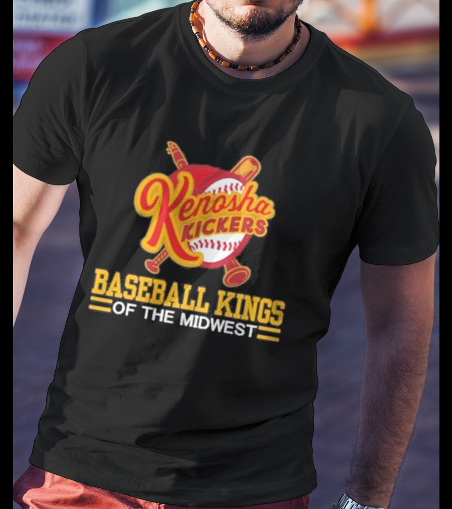 Kenosha Kickers Baseball Kings Of The Midwest T-Shirt