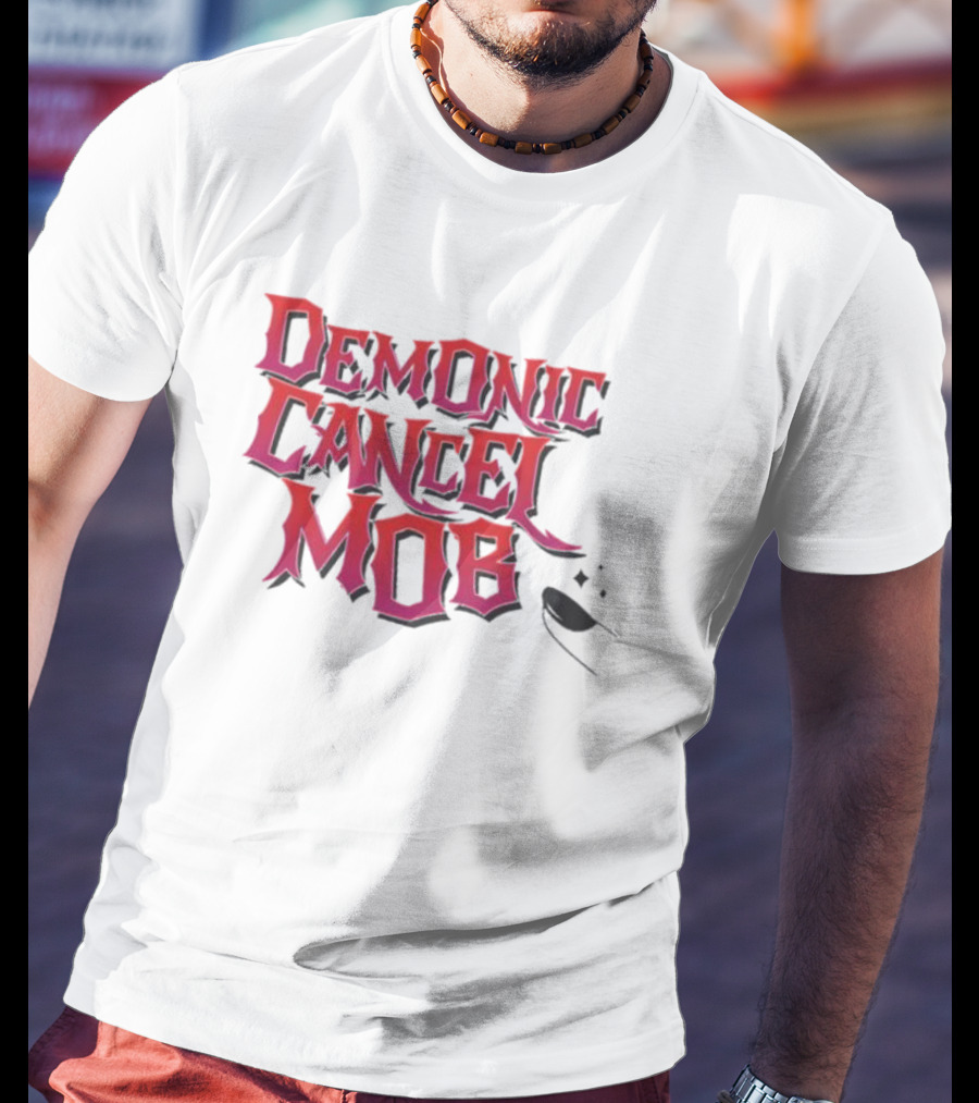 Demonic Cancel Mob Vintage Gothic T-Shirt