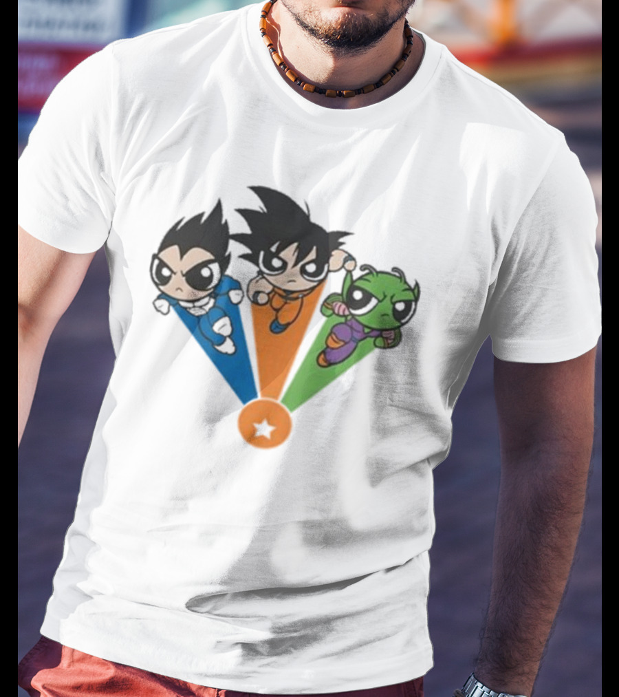 Geek Covers Powerball Boyz Anime Fusion Trio Jump T-Shirt