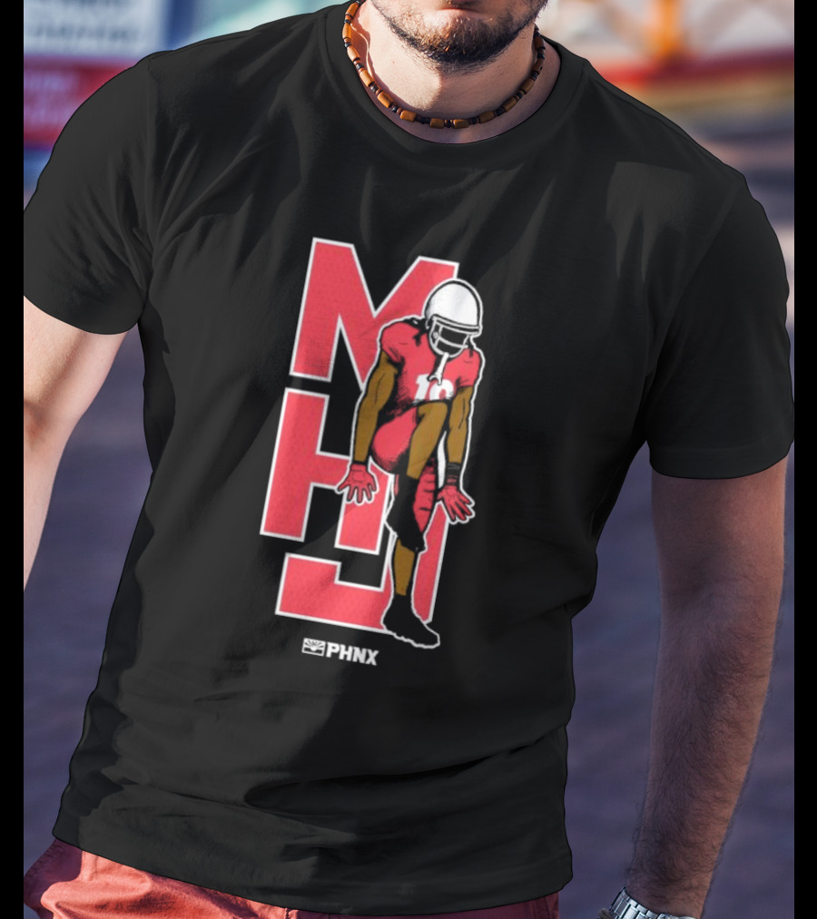 MHJ PHNX Cardinals Football Player Iconic Pose T-Shirt
