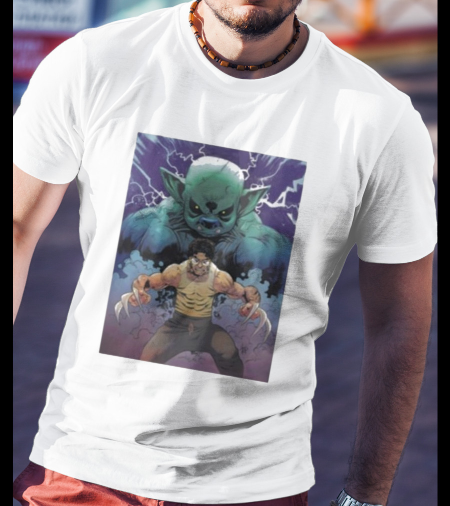 Rick Glassman Rick And Goblin Wolverine Style Fantasy T-Shirt