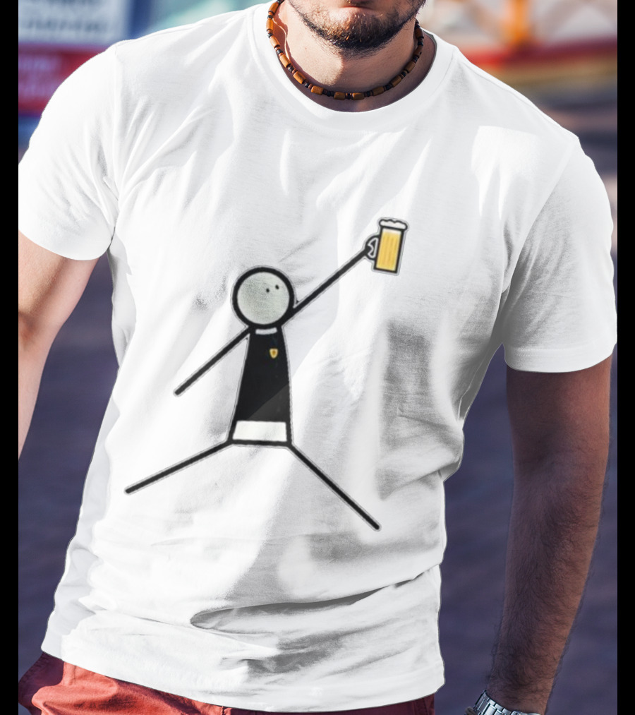 The Schottland Jumpman Stick Figure Beer Icon Scotland T-Shirt