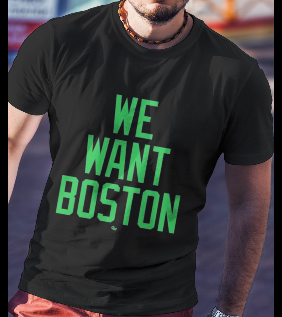 We Want Boston Jayson Tatum Basketball Celtics Fan Gear T-Shirt