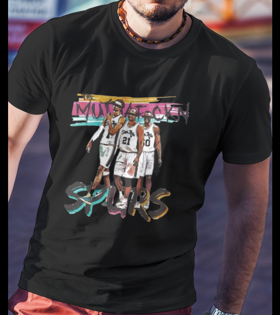 The Muthafckin Spurs San Antonio Basketball Team Trio T-Shirt