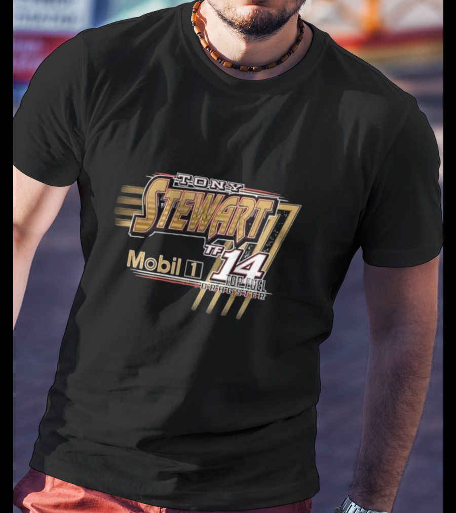 Tony Stewart Mobil 1 TF 14 Top Fuel Dragster T-Shirt