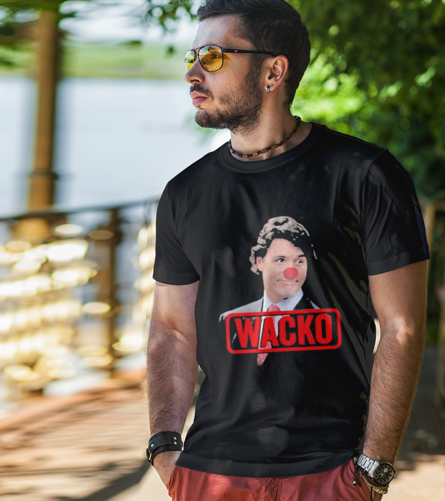 Trudeau Wacko Red Nose Canadian Clown T-Shirt