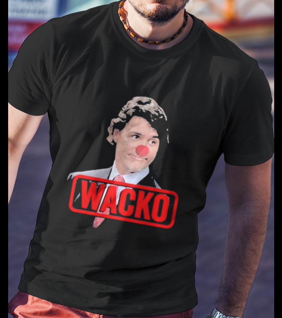 Trudeau Wacko Red Nose Canadian Clown T-Shirt