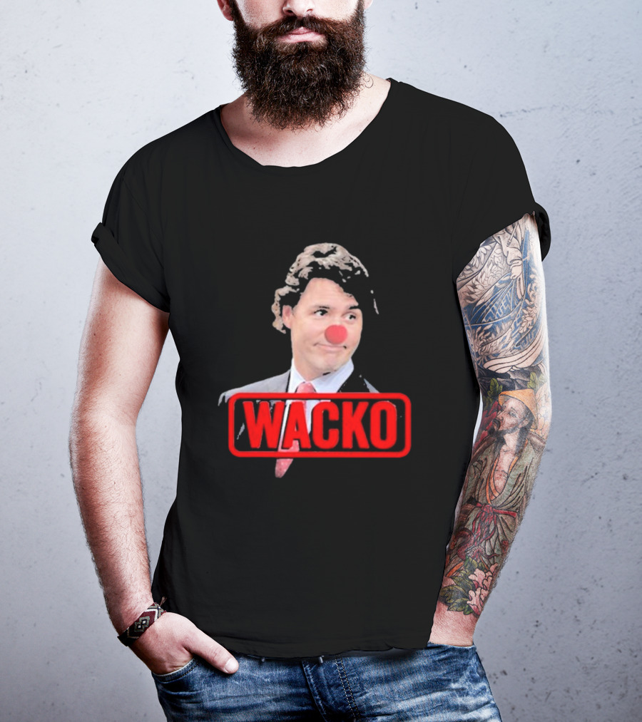Trudeau Wacko Red Nose Canadian Clown T-Shirt