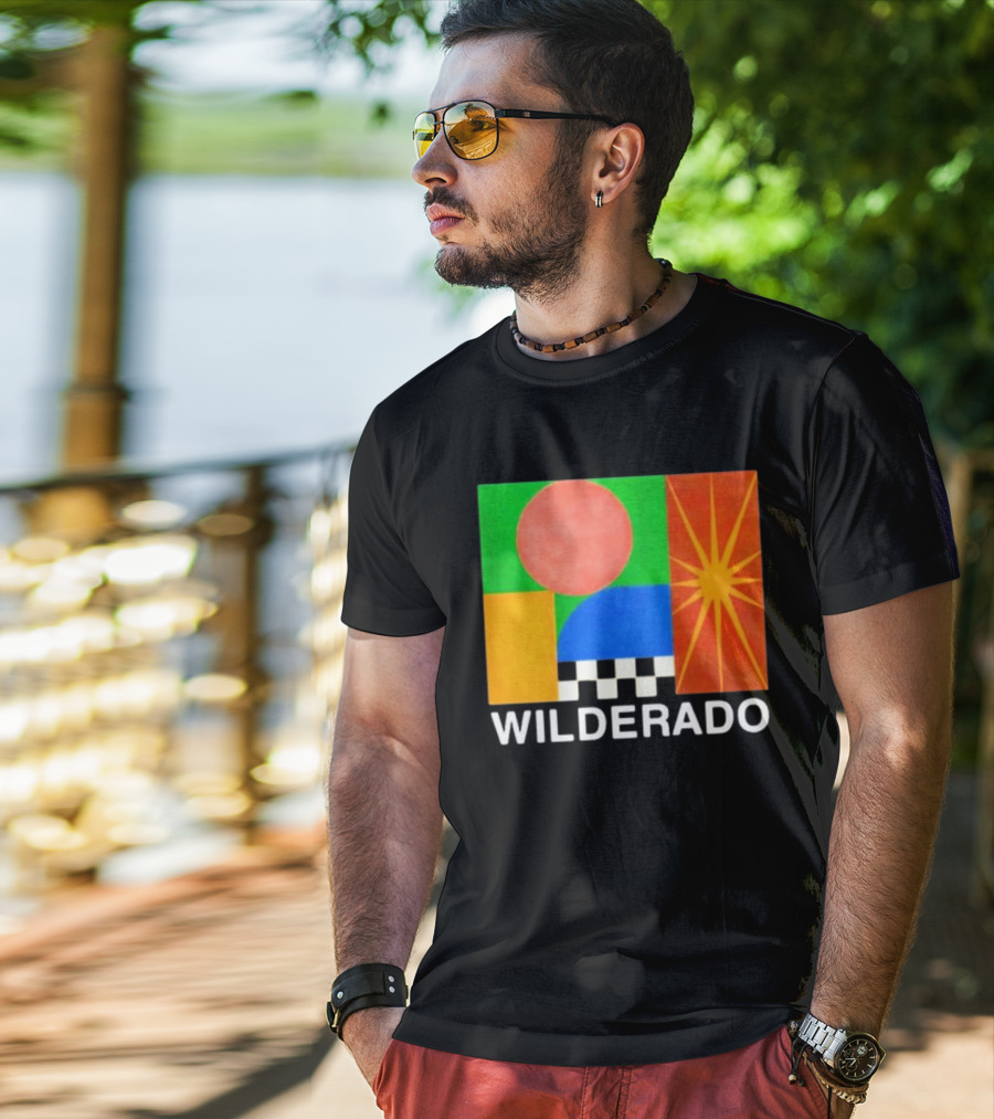 Wilderado Merch Talker Colorful Geometric Abstract T-Shirt
