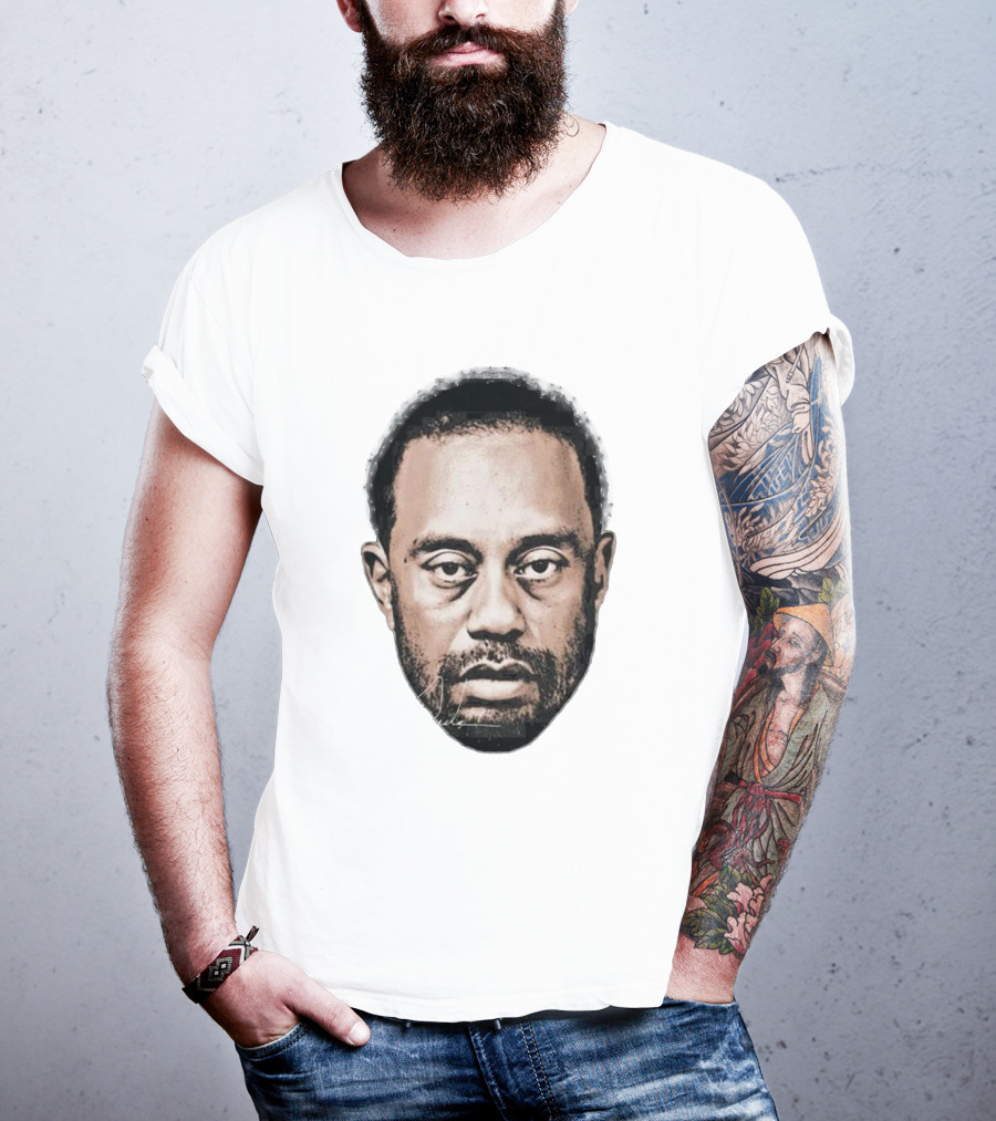 Tiger Woods Face Shot T-Shirt
