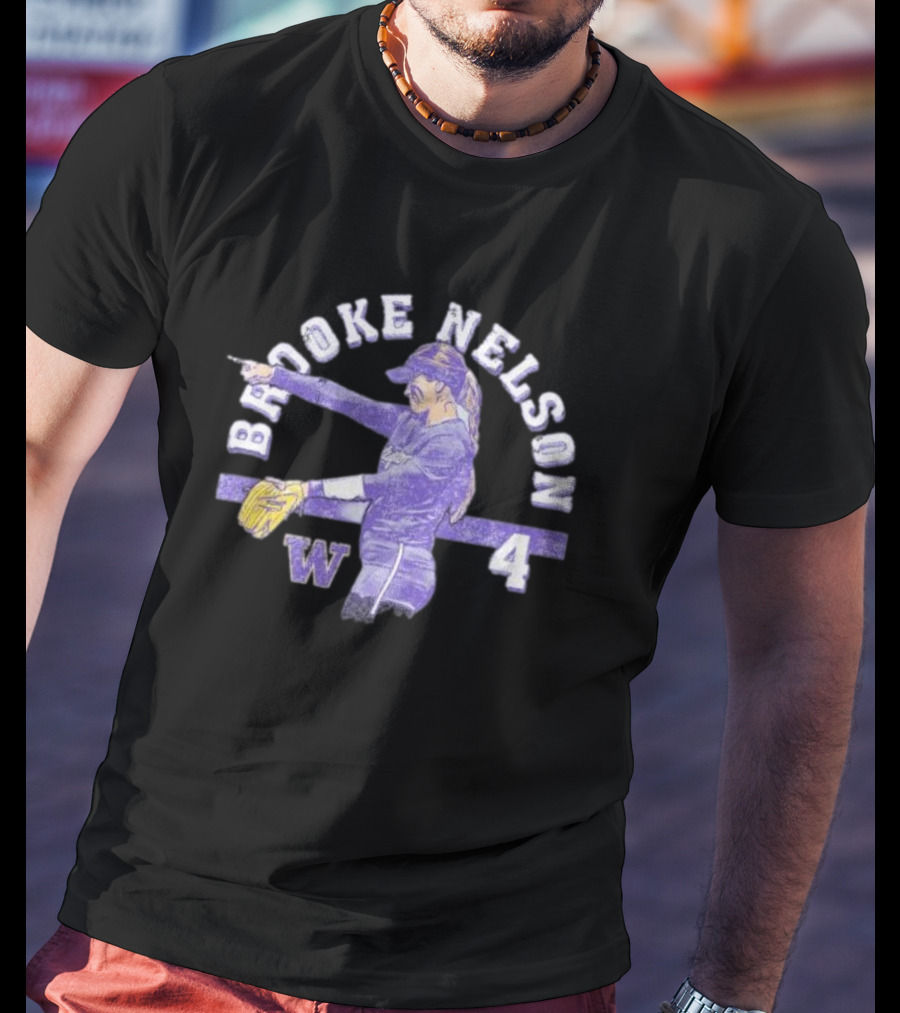 Brooke Nelson Washington W 4 Limited T-Shirt