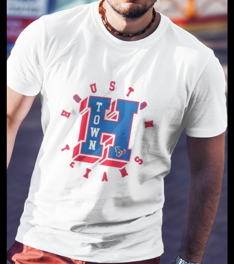Houston Texans Hometown 'H' Icon With Team T-Shirt