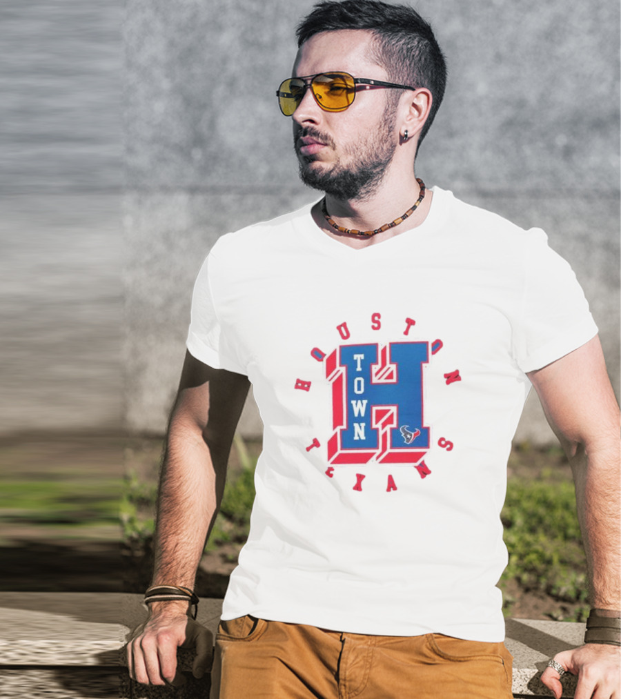 Houston Texans Hometown 'H' Icon With Team T-Shirt