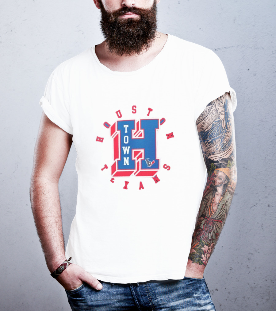 Houston Texans Hometown 'H' Icon With Team T-Shirt