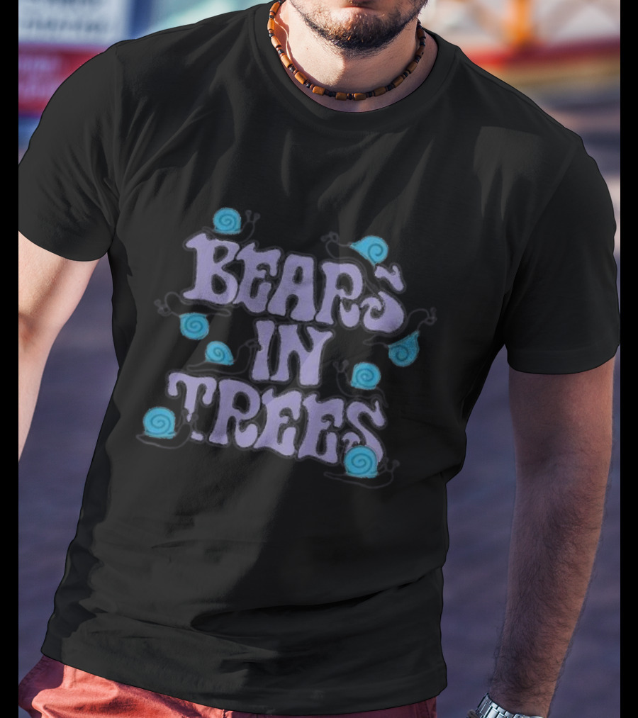 Bears In Trees Snails Psychedelic T-Shirt