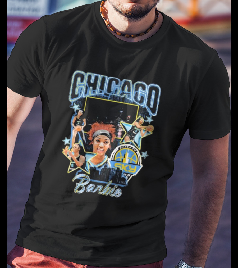 Chicago Sky Barbie Basketball Chicag0 Images T-Shirt