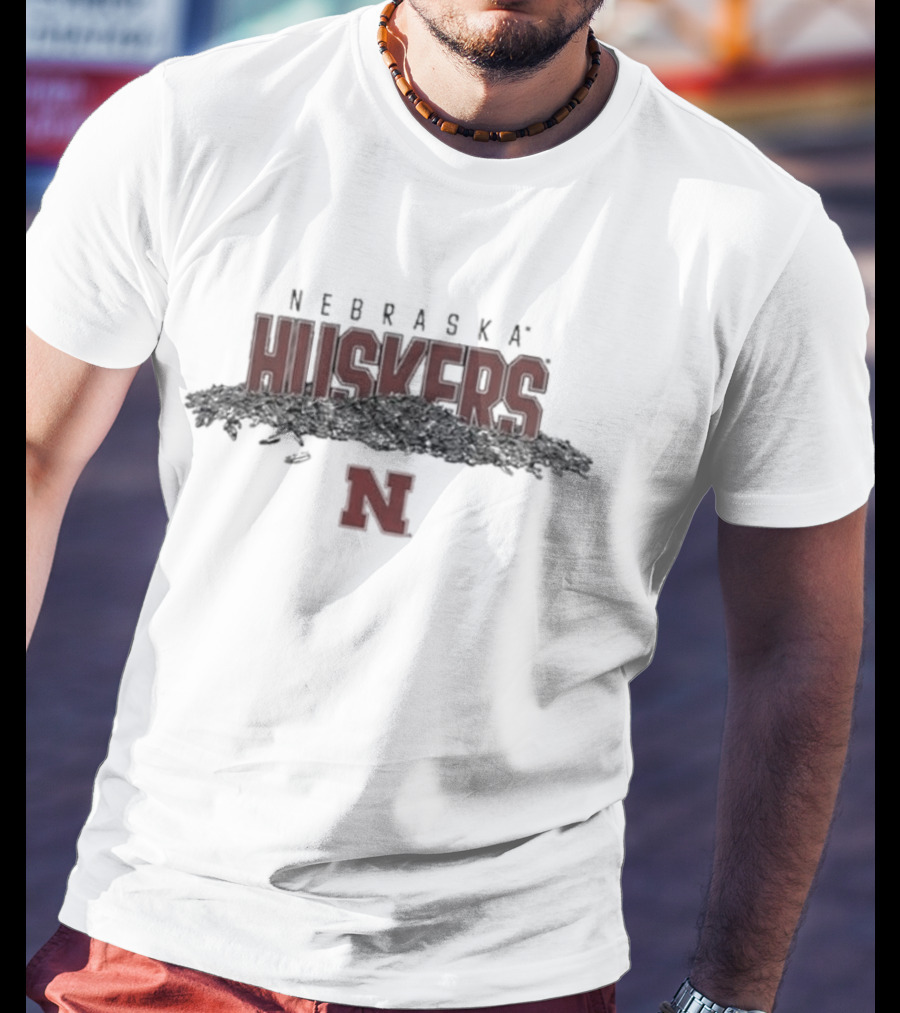 Nebraska Huskers Baseball Sunflower Seeds Logo N T-Shirt