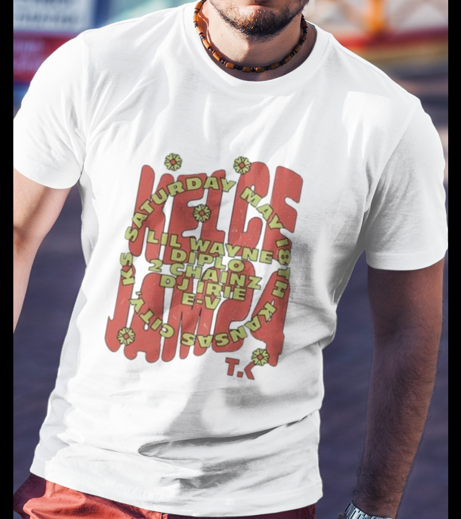 Saturday May 18th Kansas City Kelce Jam Lil Wayne Diplo 2 Chainz DJ Irie E-V Tk T-Shirt
