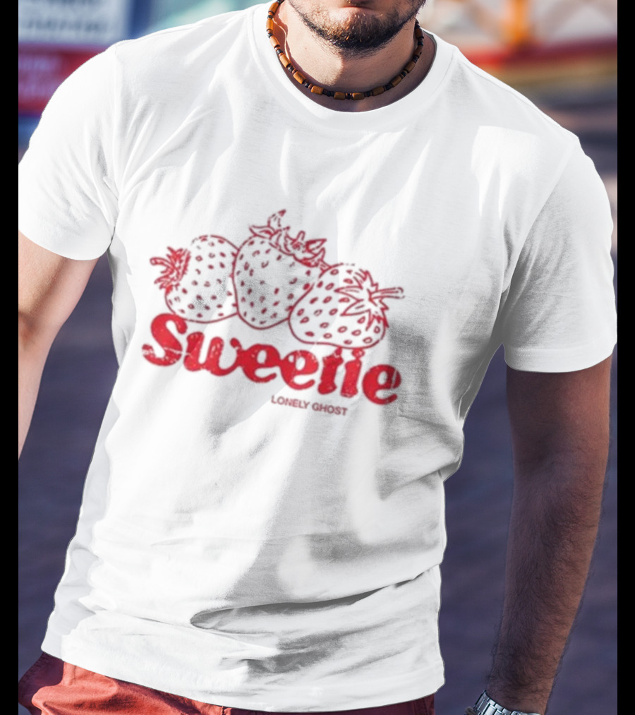Lonely Ghost Sweetie Red Strawberries T-Shirt