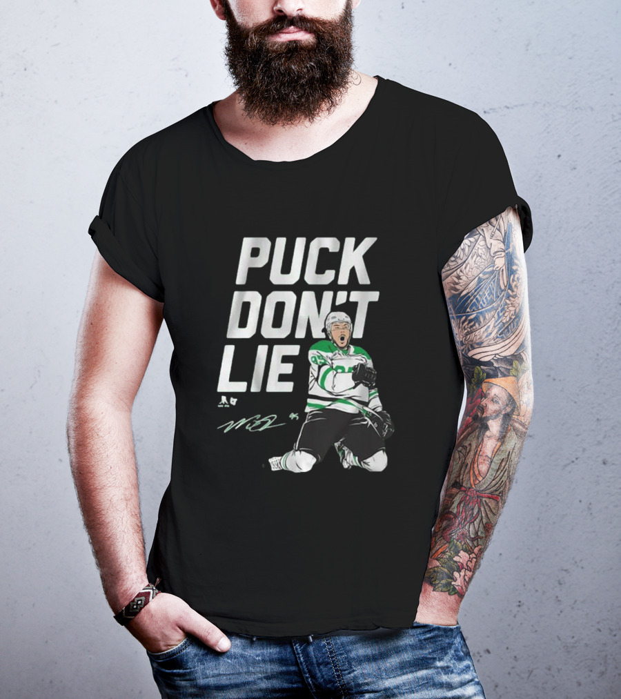 Matt Duchene Puck Don’t Lie Hockey Celebration Art Signature T-Shirt