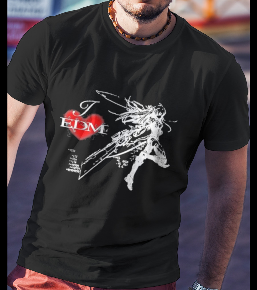 Ninajirachi I Love EDM Cyber Warrior Dance Fusion T-Shirt