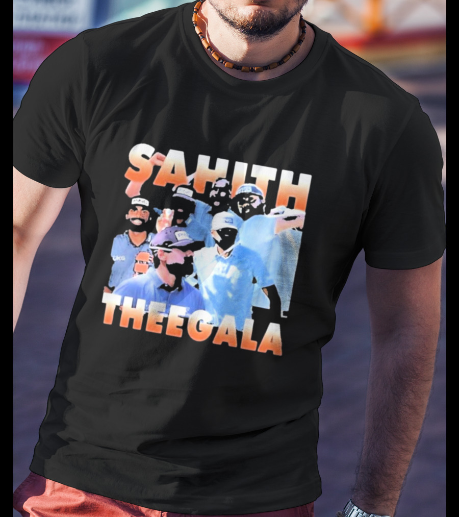 Sahith Theegala Celebratory Golf Moments T-Shirt
