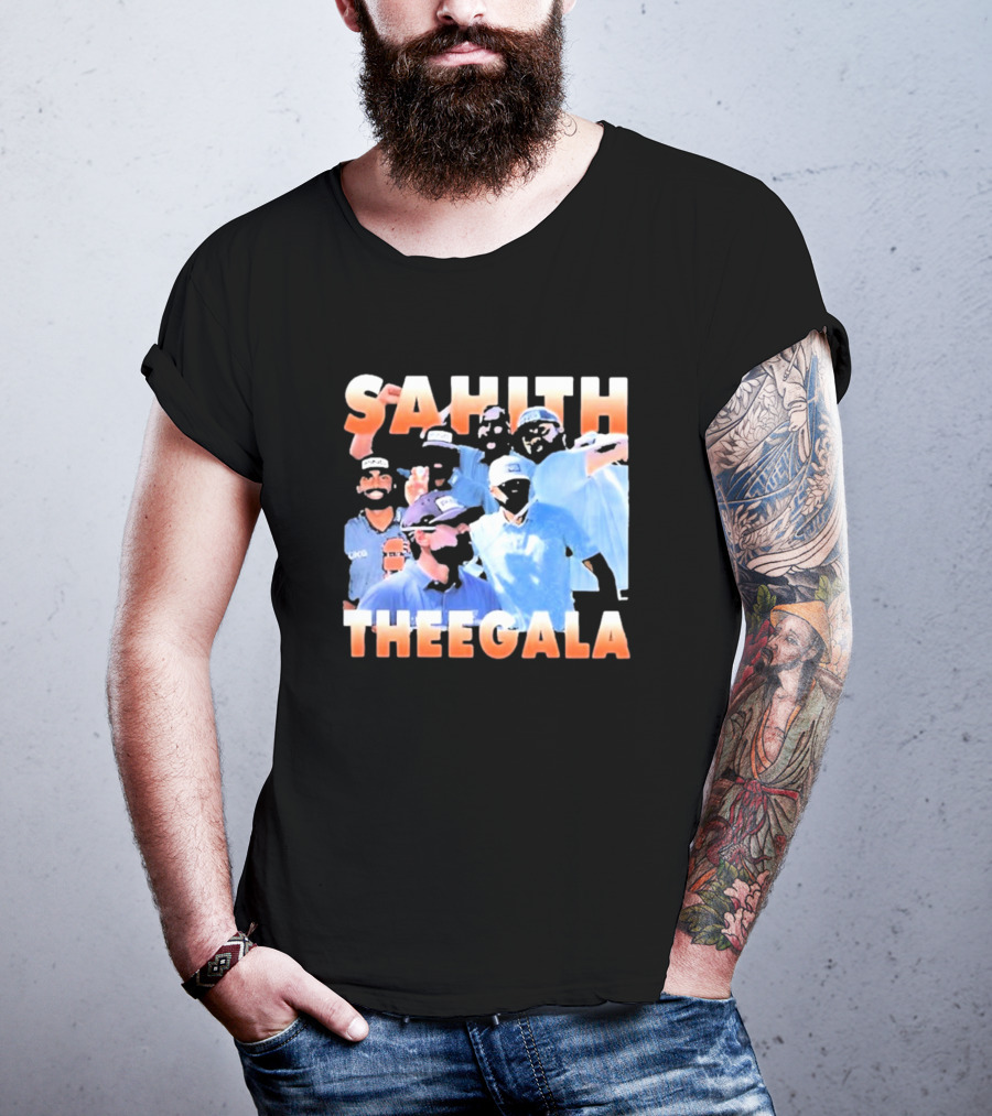 Sahith Theegala Celebratory Golf Moments T-Shirt
