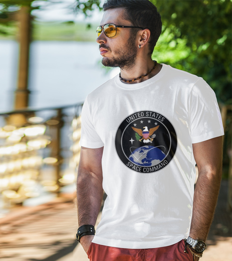 United States Space Command Eagle Emblem T-Shirt