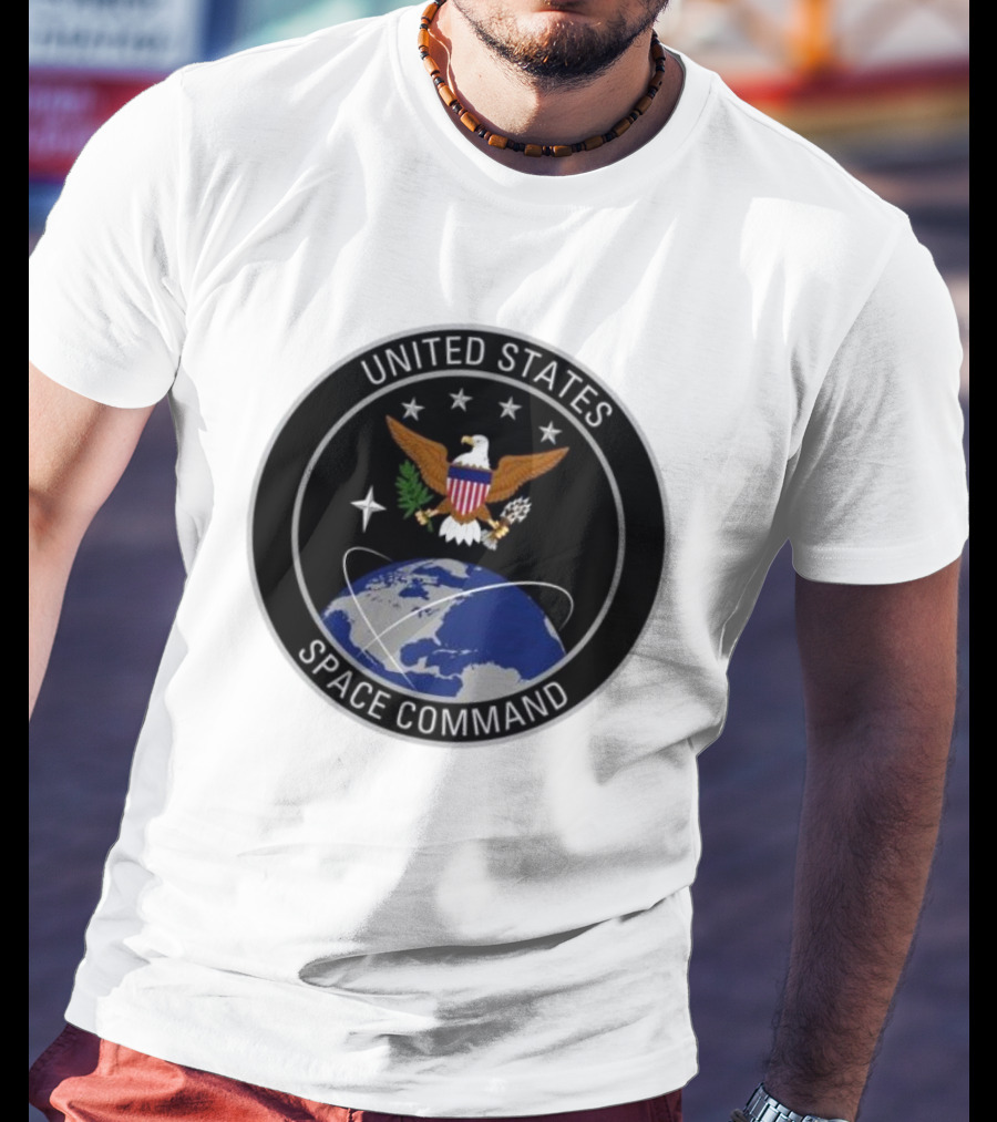 United States Space Command Eagle Emblem T-Shirt
