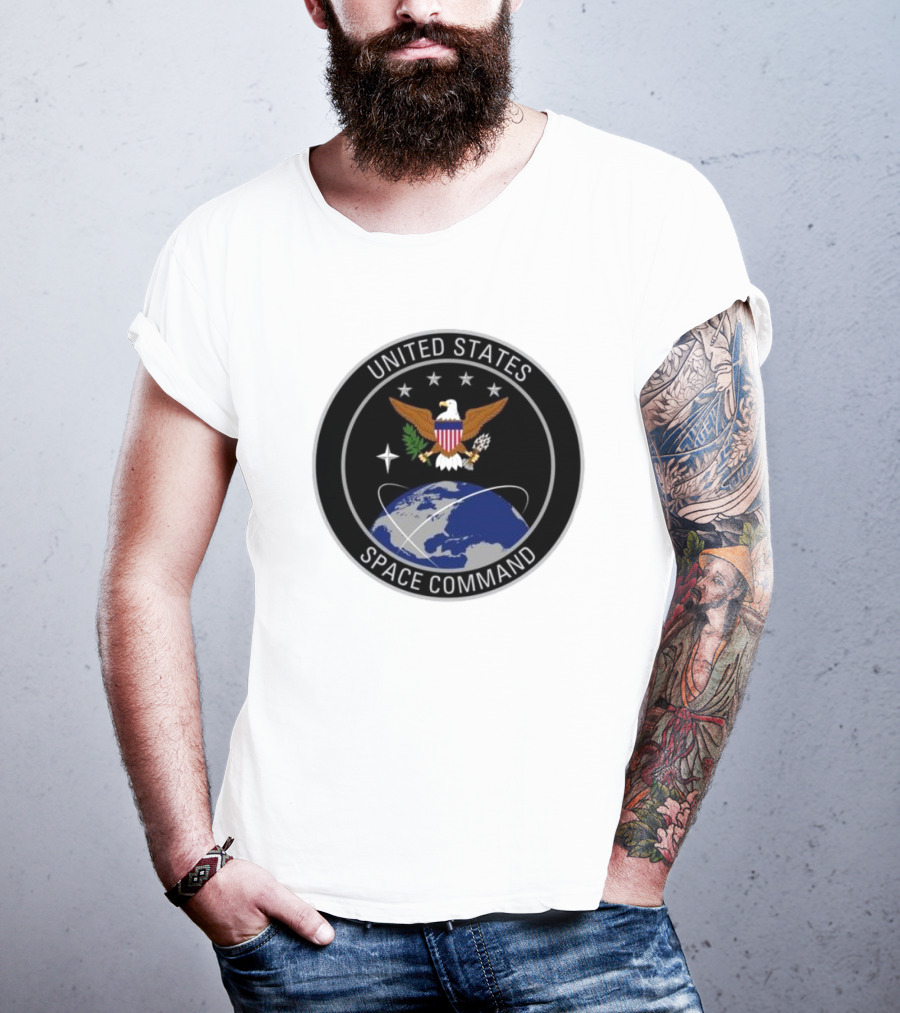 United States Space Command Eagle Emblem T-Shirt