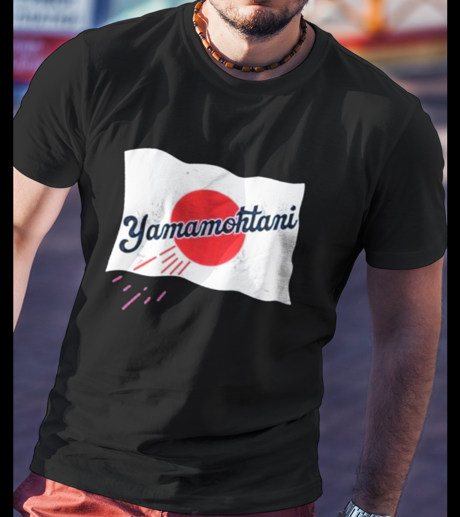 Yamamohtani Rising Sun Japanese Flag Yamamoto T-Shirt