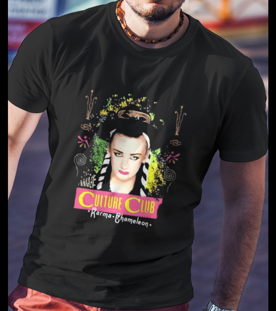 Culture Club Karma Chameleon Boy George T-Shirt