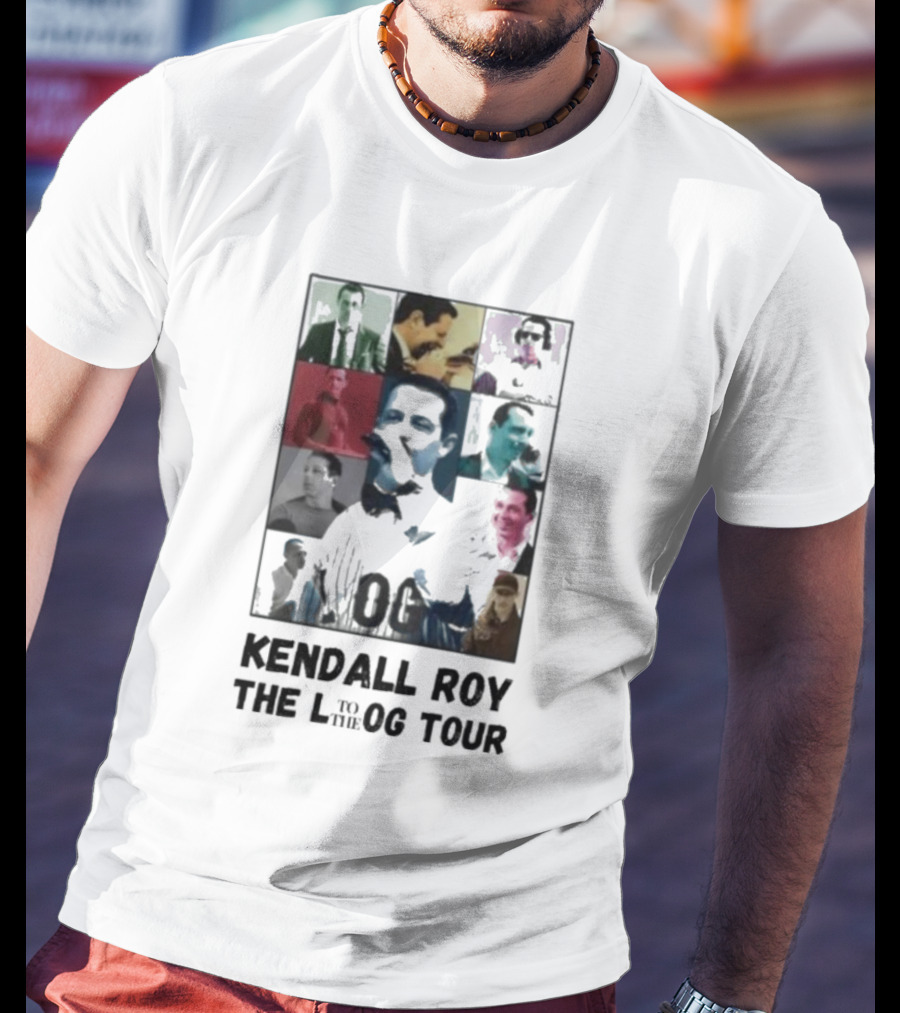 Kendall Roy Iconic Moments Collage The L To The Og Tour T-Shirt
