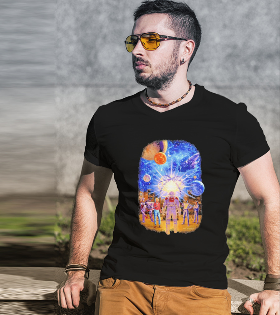 Starfield Secrets Astronaut Adventure Greg Hildebrandt Space Exploration Planets Universe T-Shirt