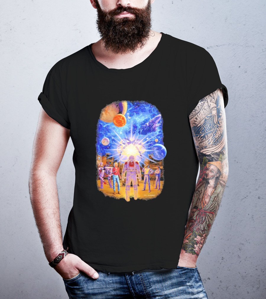 Starfield Secrets Astronaut Adventure Greg Hildebrandt Space Exploration Planets Universe T-Shirt