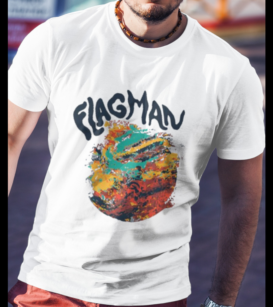 FLAGMAN Swirl Vibrant Earth Hues T-Shirt