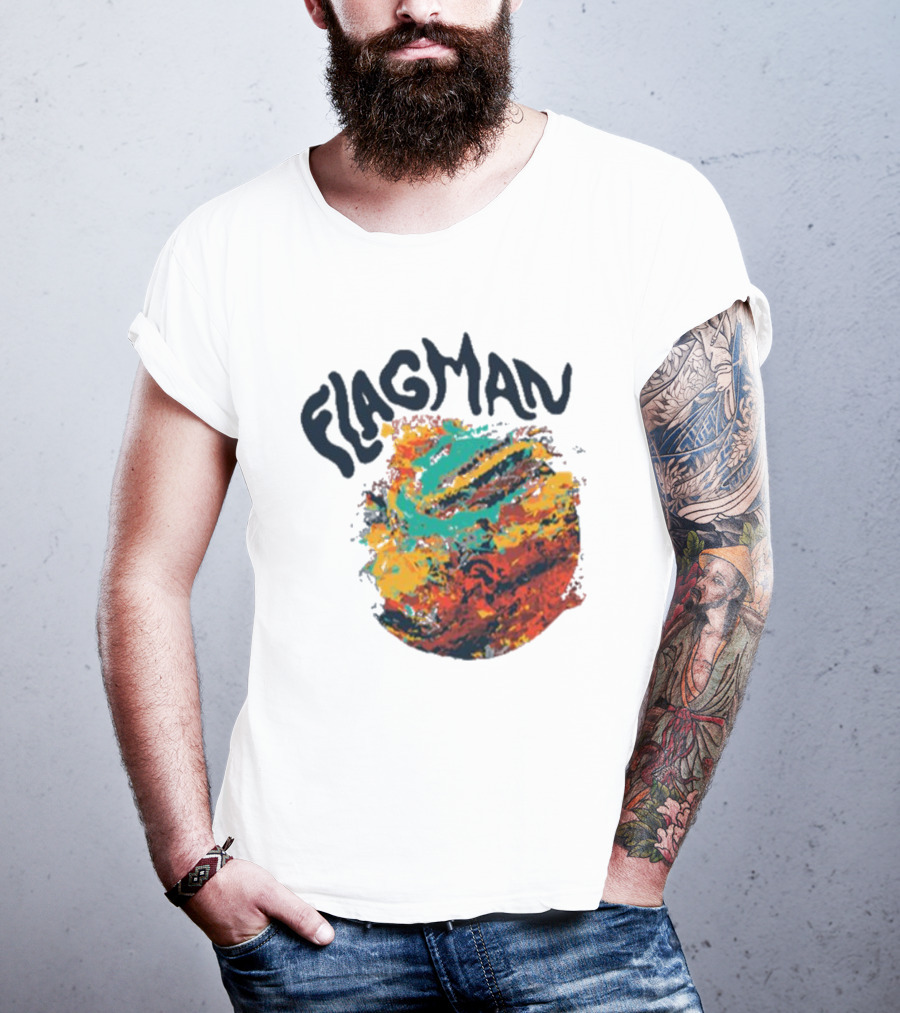 FLAGMAN Swirl Vibrant Earth Hues T-Shirt