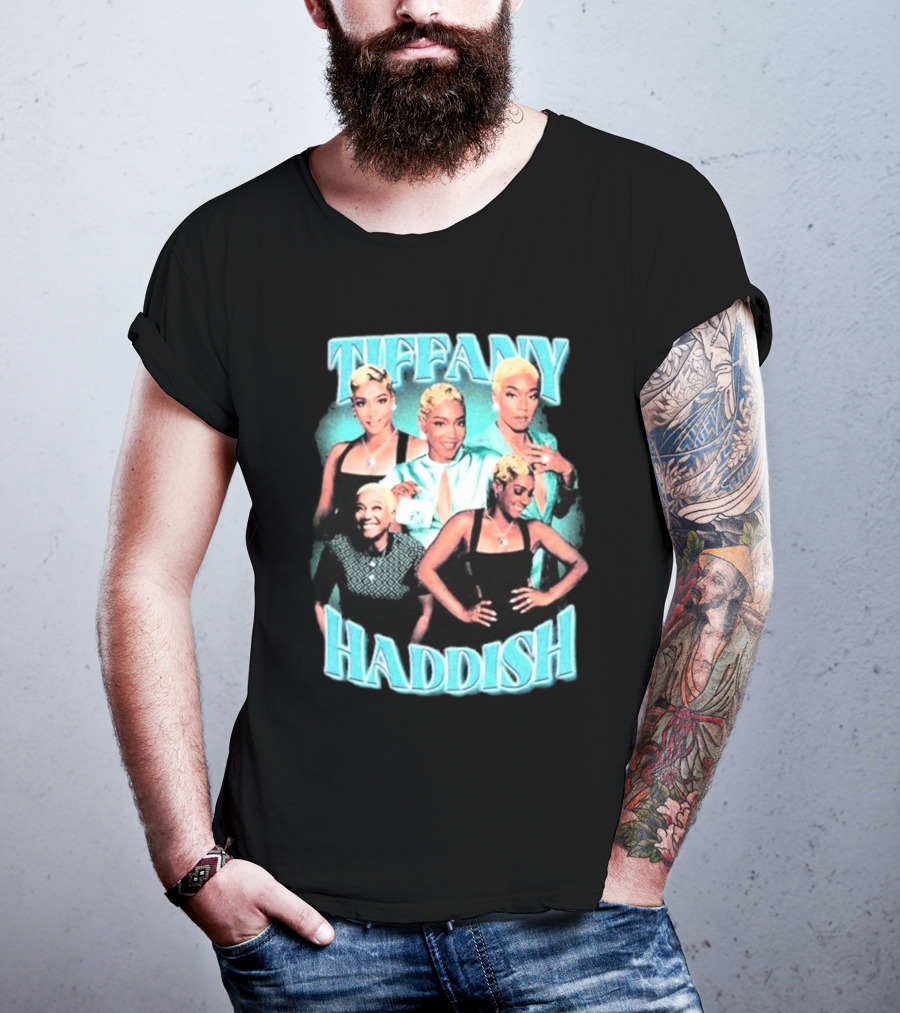 Tiffany Haddish Retro Glam Montage T-Shirt
