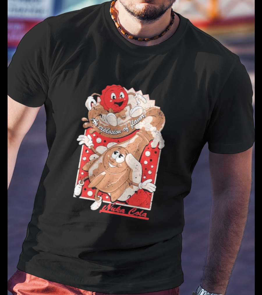 An Explosion Of Flavor Nuka Cola Vintage Ad T-Shirt