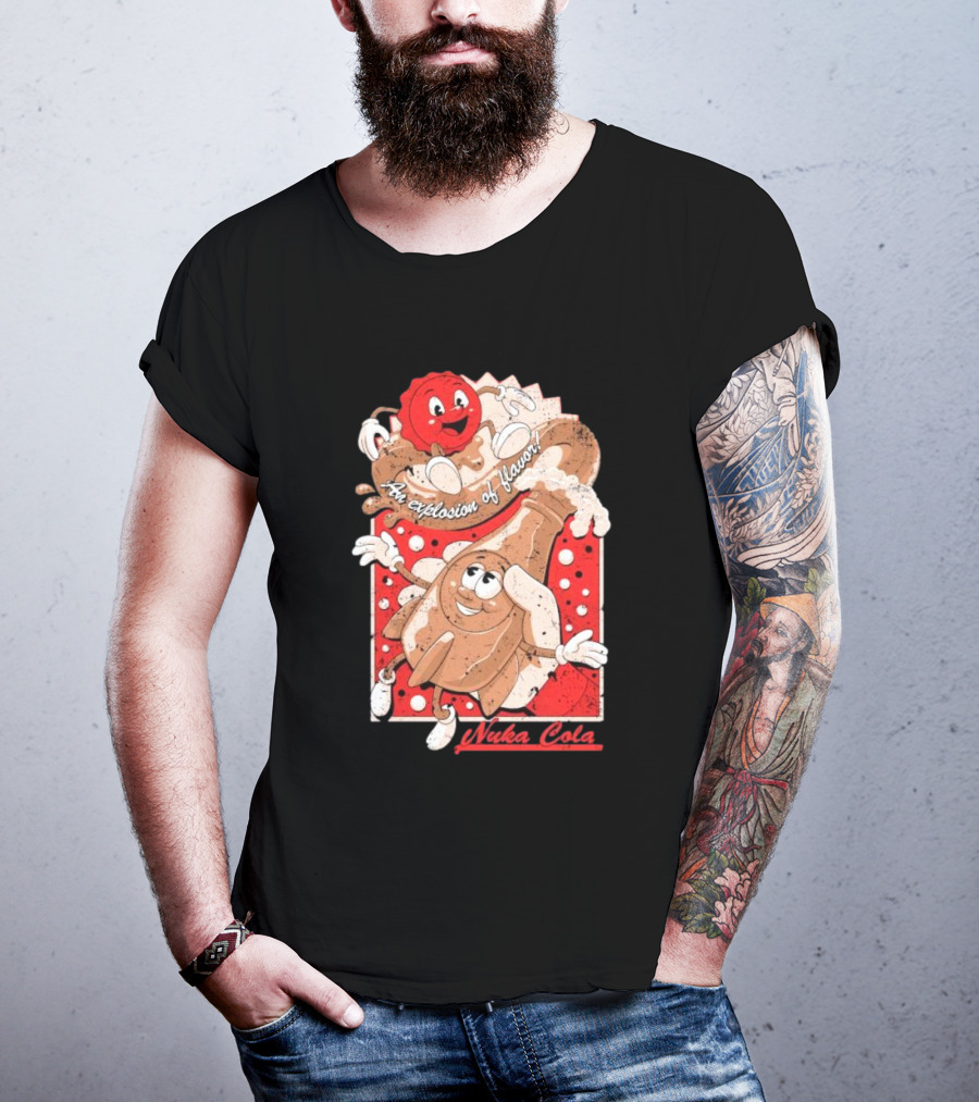 An Explosion Of Flavor Nuka Cola Vintage Ad T-Shirt